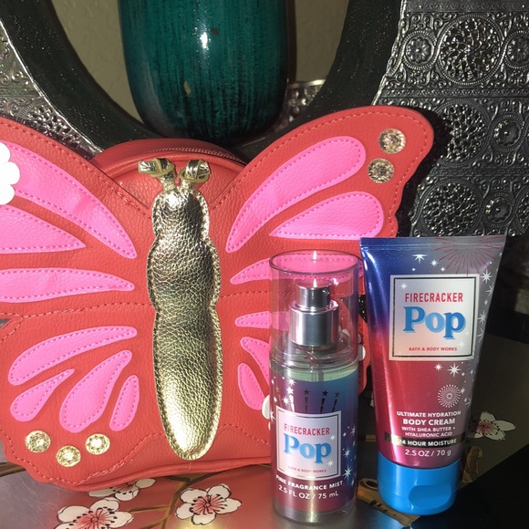 Bath and body Works fire cracker pop gift set mini butterfly backpack - Picture 2 of 5